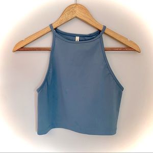 Babaton Crop Top Sculpted Steel Blue SizeSmall